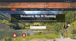 Desktop Screenshot of milehidistilling.com