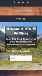 Mobile Screenshot of milehidistilling.com